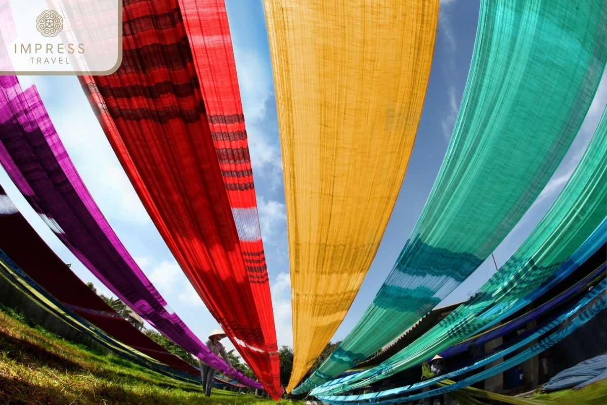 Silk Production Process at Van Phuc in Van Phuc Silk Village