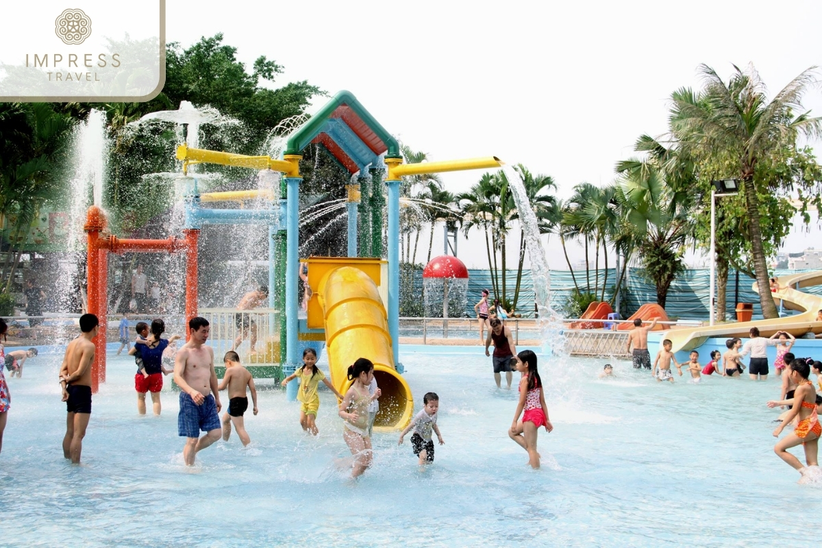 Children's area in Exciting Family Tour at Tay Ho Water Park