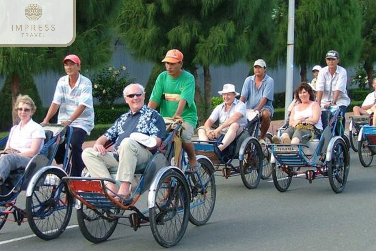 Experience riding a cyclo 