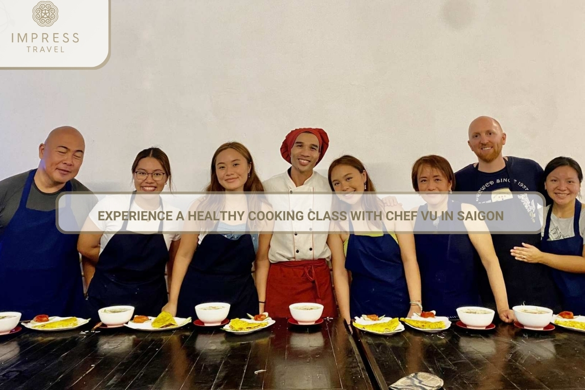 Healthy Ho Chi Minh City tours learn Cooking Class with Chef Vu