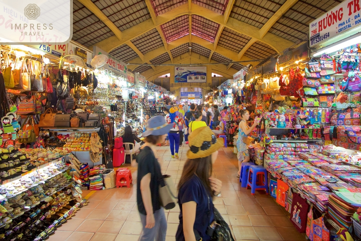 shopping at Ben Thanh Market in Saigon