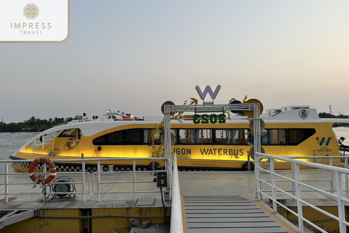 Water Bus Ride on Saigon River