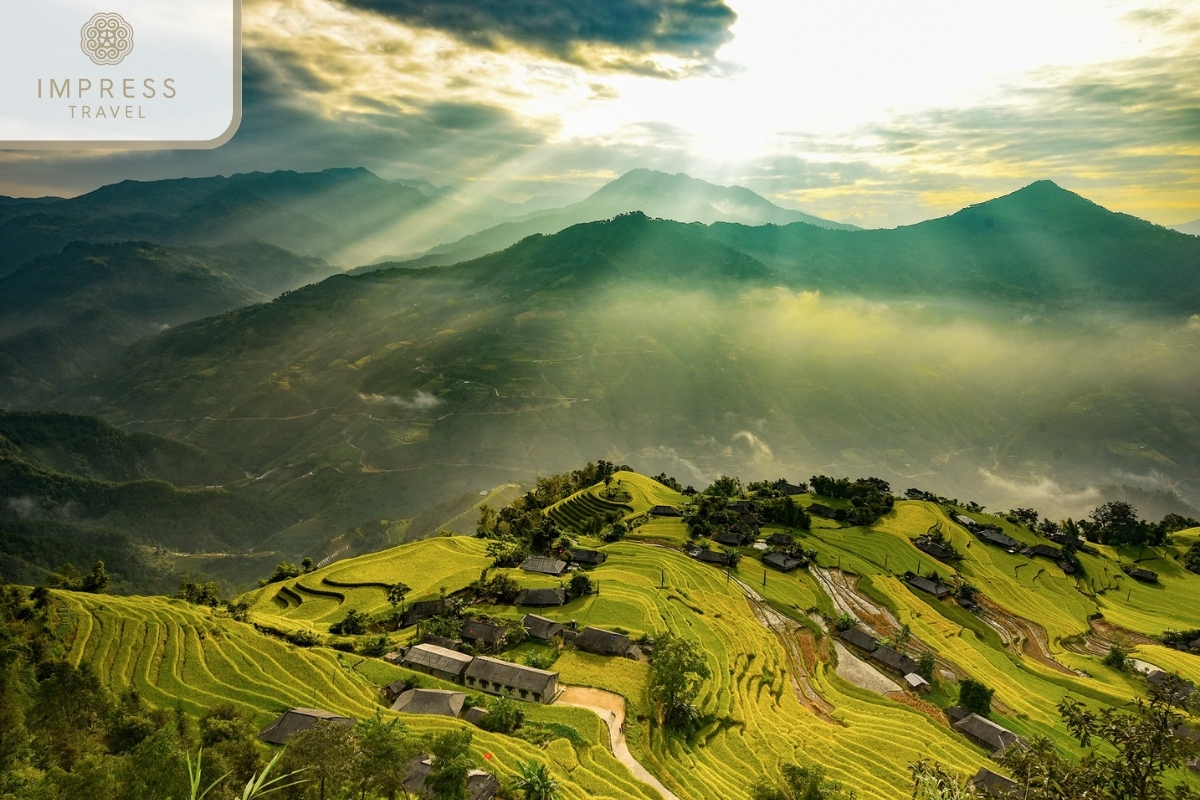 Hoang Su Phi in terraced fields of Hoang Su Phi