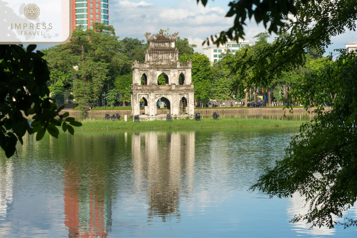 Hoan Kiem Lake in Join the People of Hanoi at Hoan Kiem Lake