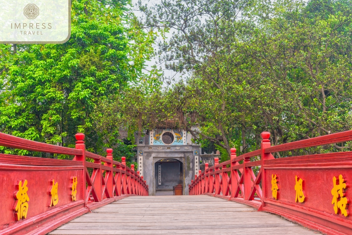 Ngoc Son Temple in Join the People of Hanoi at Hoan Kiem Lake