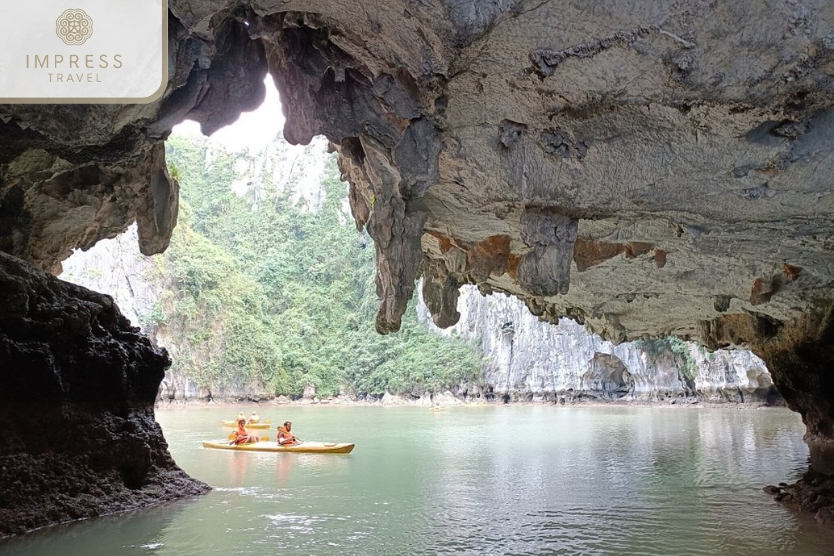 Luon Cave in discover the mysterious caves of Halong Bay