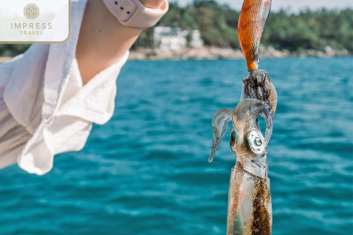 Squid Fishing in A Journey to the Ancient Tien Ong Cave