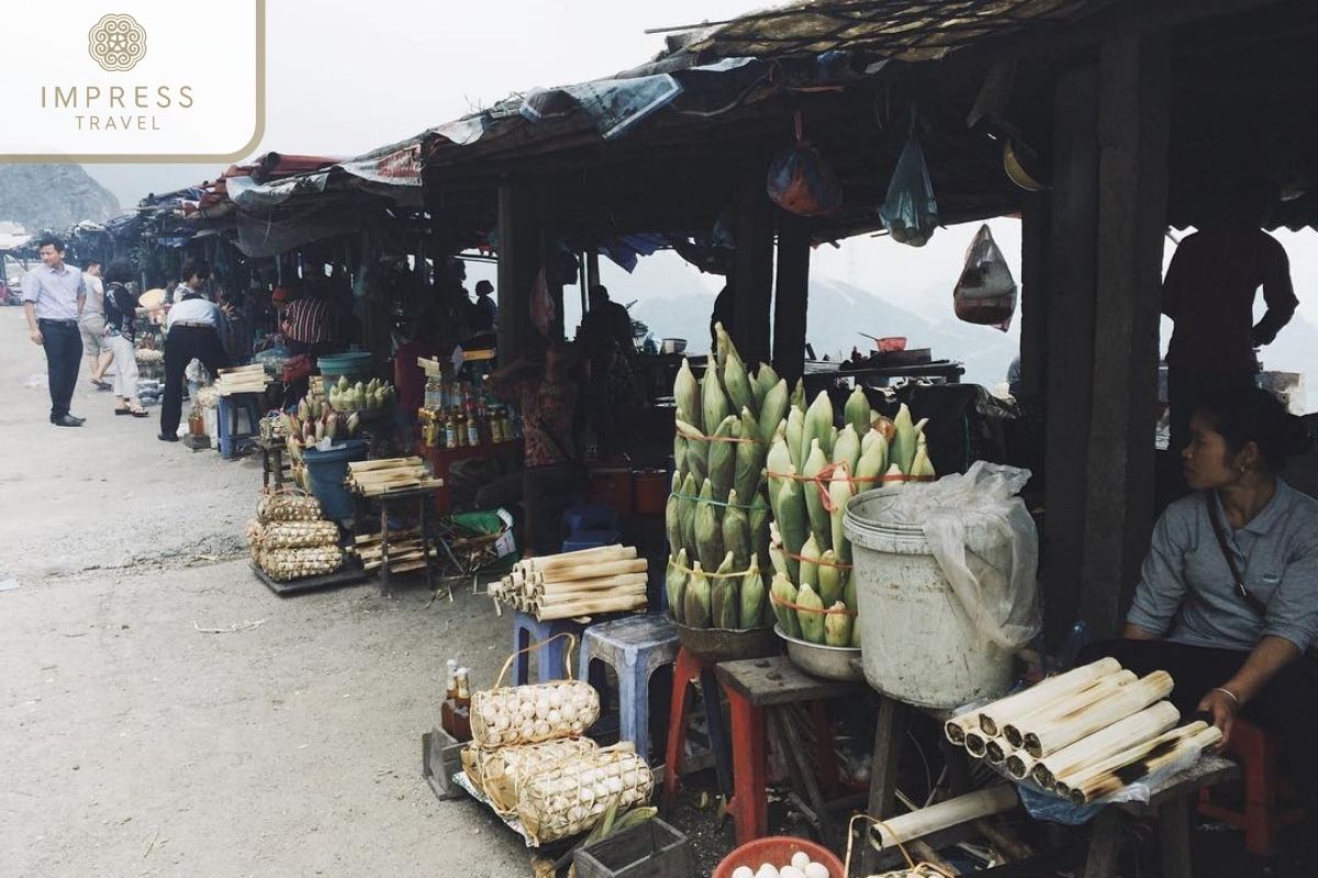 Thung Khe Market in Motorbike Ride to Conquer Thung Khe Pass,