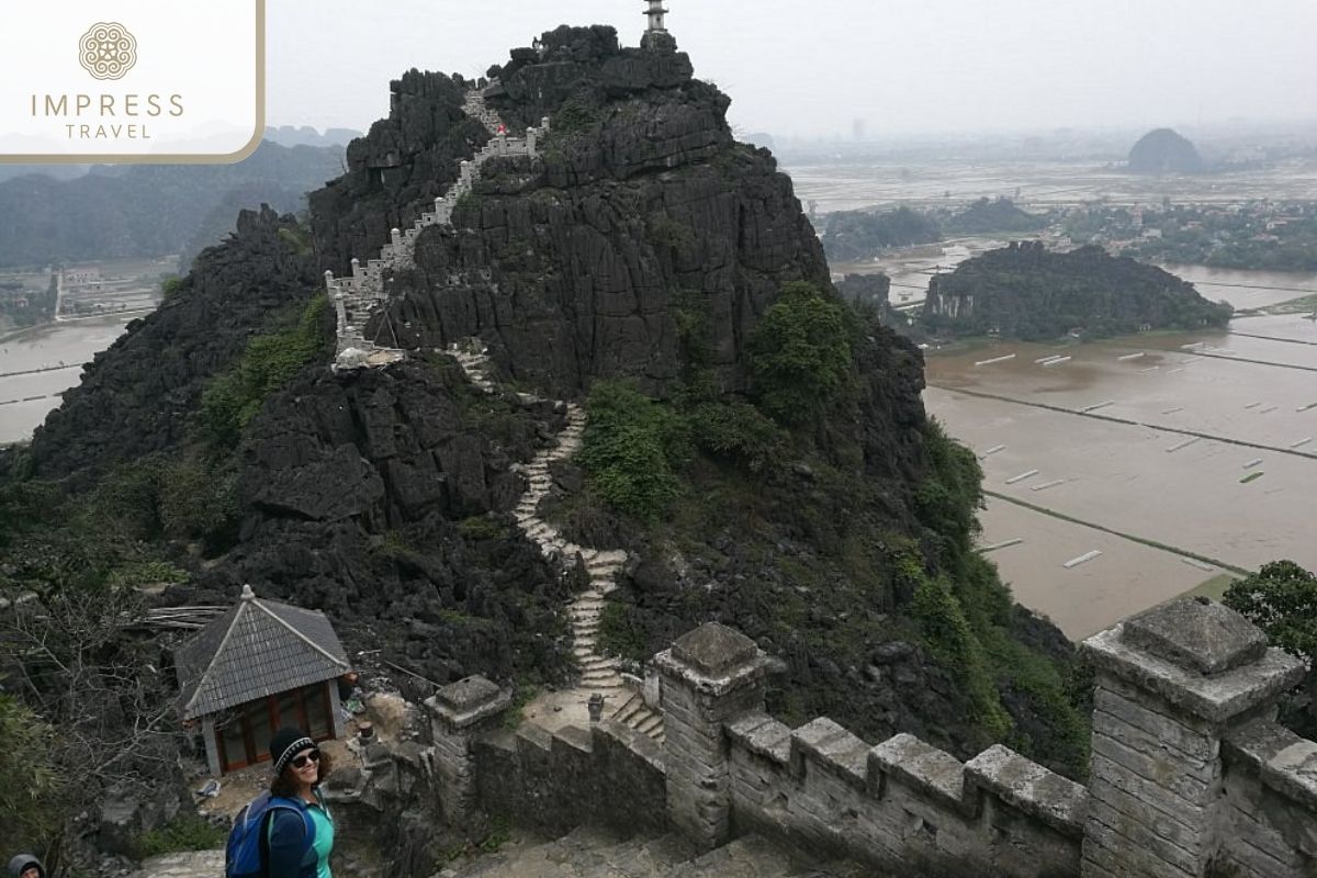 Ngoa Long Peak in Mua Cave Tour in Ninh Binh 