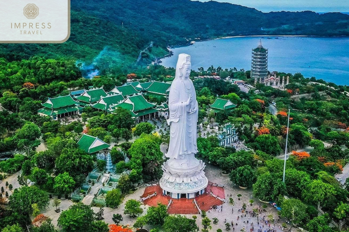 Linh Ung Pagoda in Relaxing Tour at Non Nuoc Beach