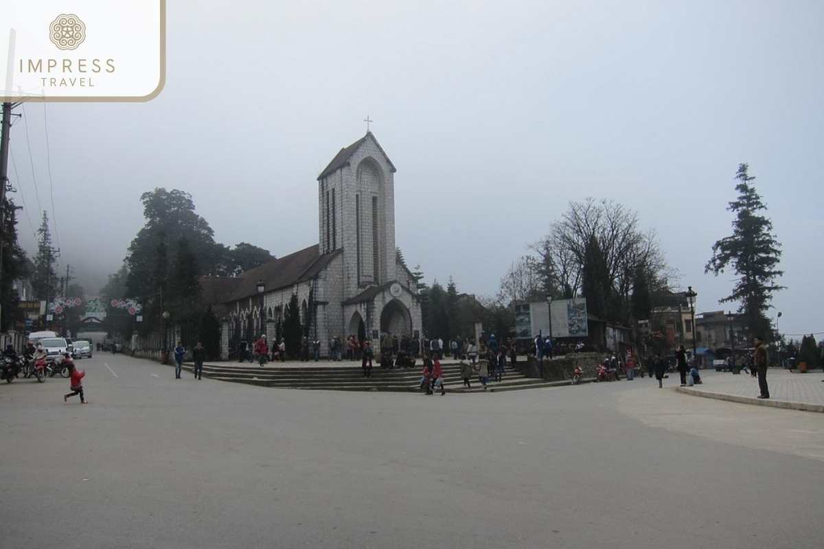 Sapa Stone Church in Relaxing Walk Around Sapa Lake