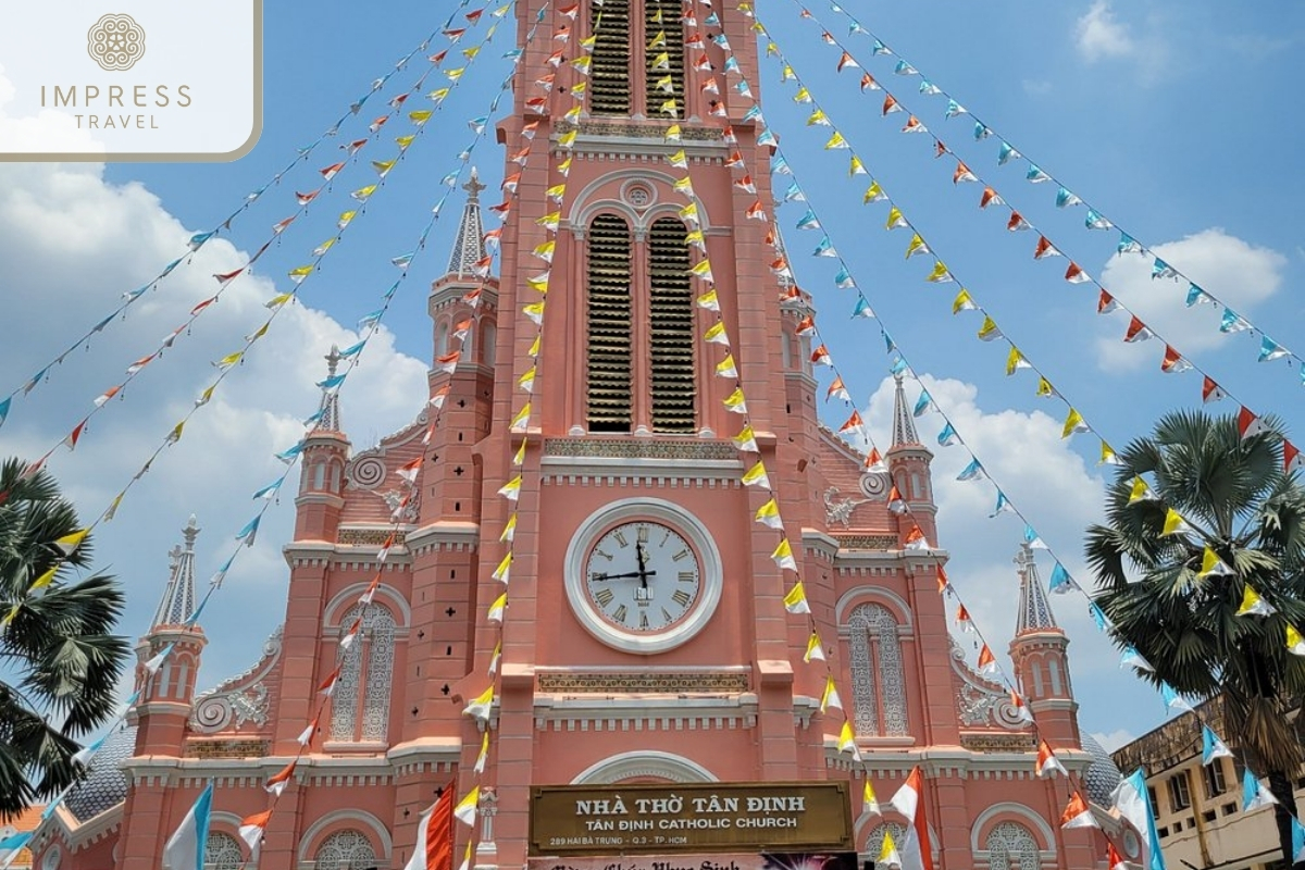 Tan Dinh Church in A Pilgrimage to the Jade Emperor Pagoda 