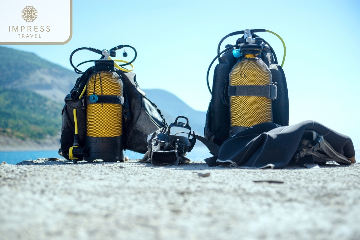 Prepare diving gear