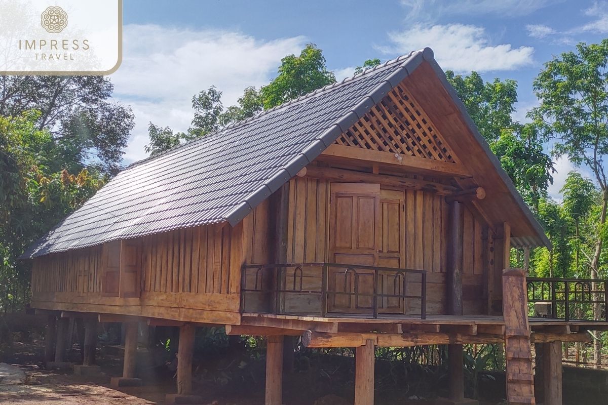 Stilt house in Thai People through a Pu Luong Tour