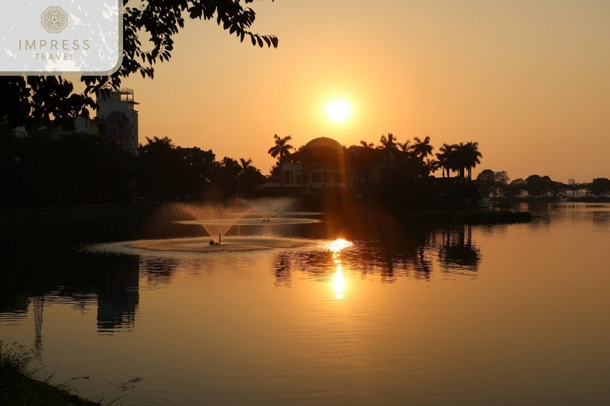 Truc Bach Lake in Hanoi