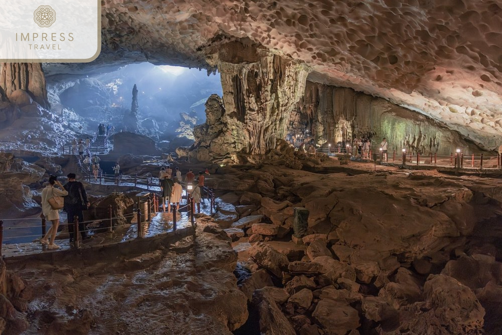 Sung Sot Cave in Luon Cave with a Halong Bay Tour