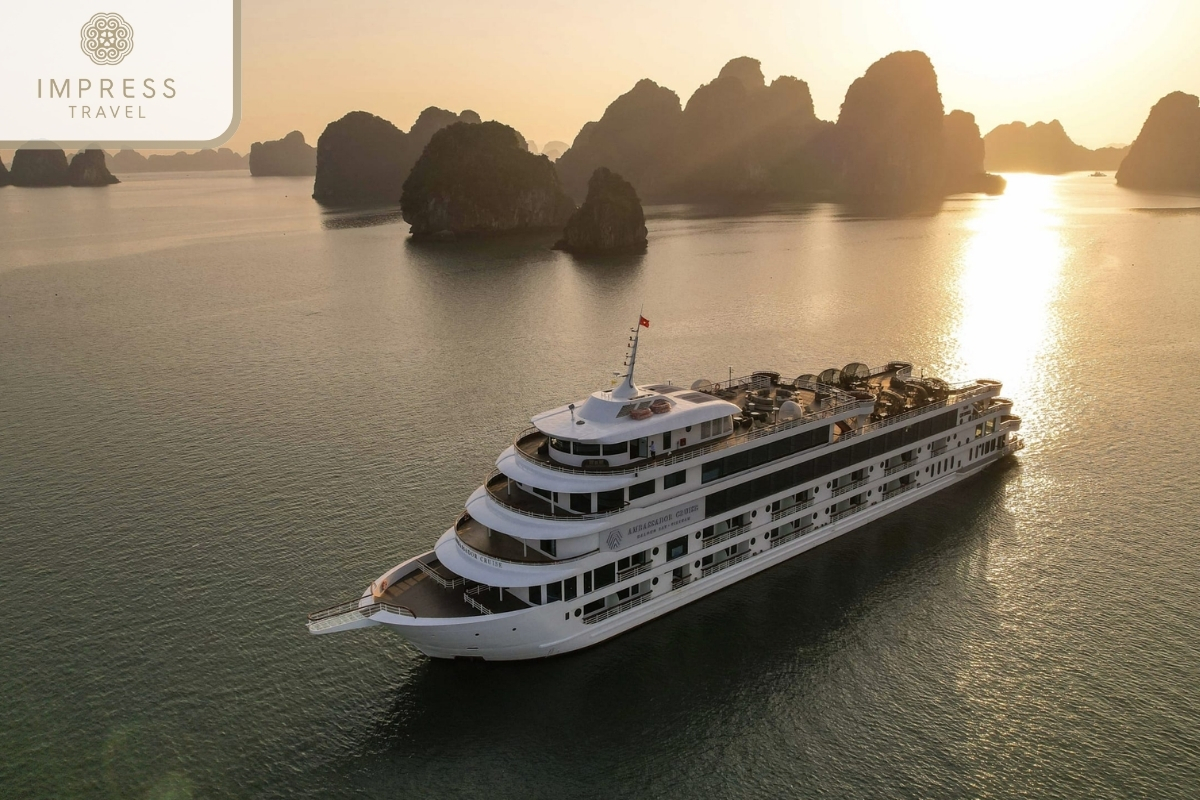 Ambassador Cruise is Six-Star Cruises for Halong Bay Tours