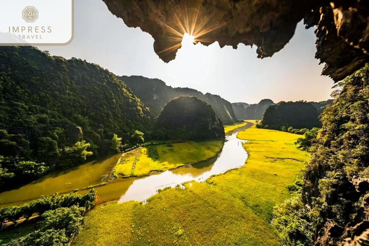 Tam Coc in Rowing Boat Tour at Tam Coc and Trang An