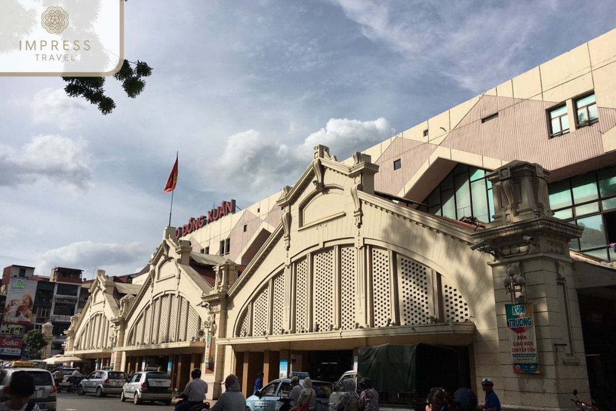 Dong Xuan Market in Markets, Bridges, and Banana Island 