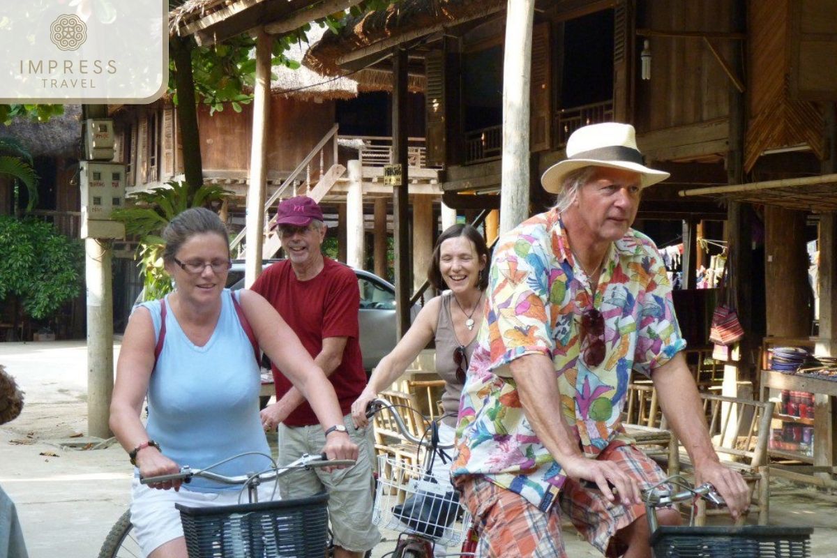 Visit local stilt houses in Mai Chau Trekking and Cycling Tour