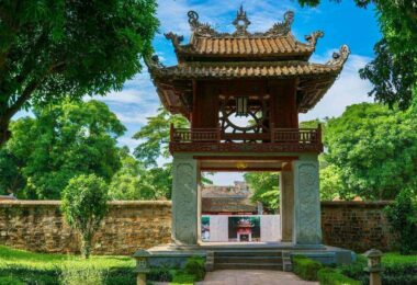 Temple of literature Hanoi Vietnam