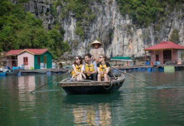 Vung Vieng Fishing Village in Halong Bay