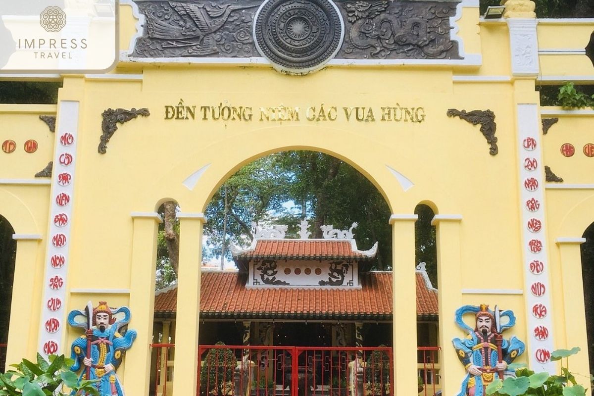 Hung Kings Temple in A Green Picnic Journey at Tao Dan Park