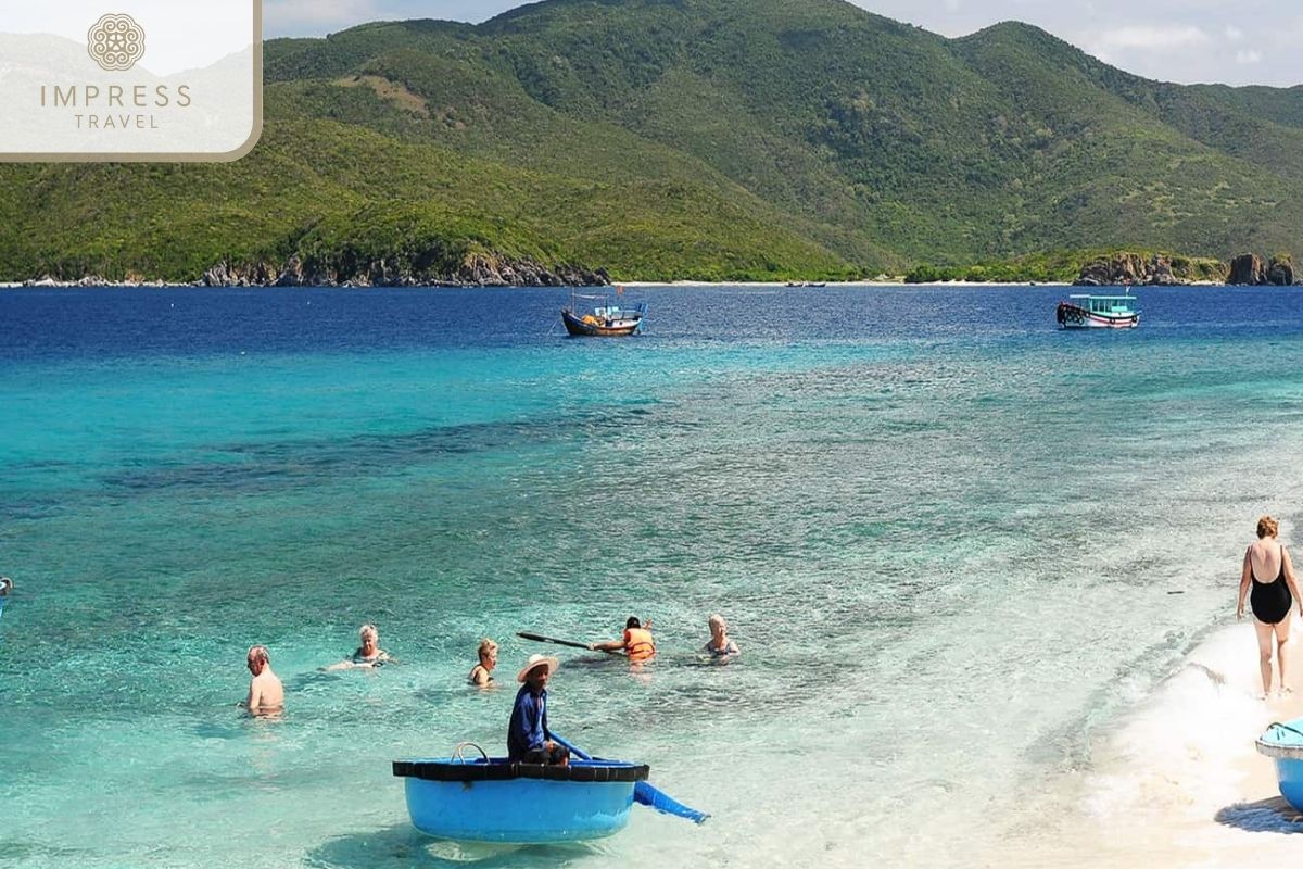 Swimming in Nha Trang Relaxing Tours