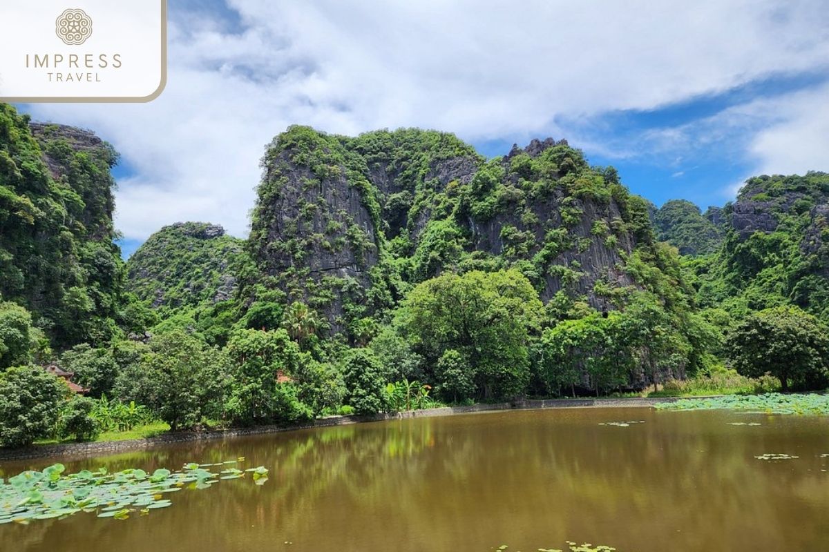 Peaceful scene in Ninh Binh Sprite Tours