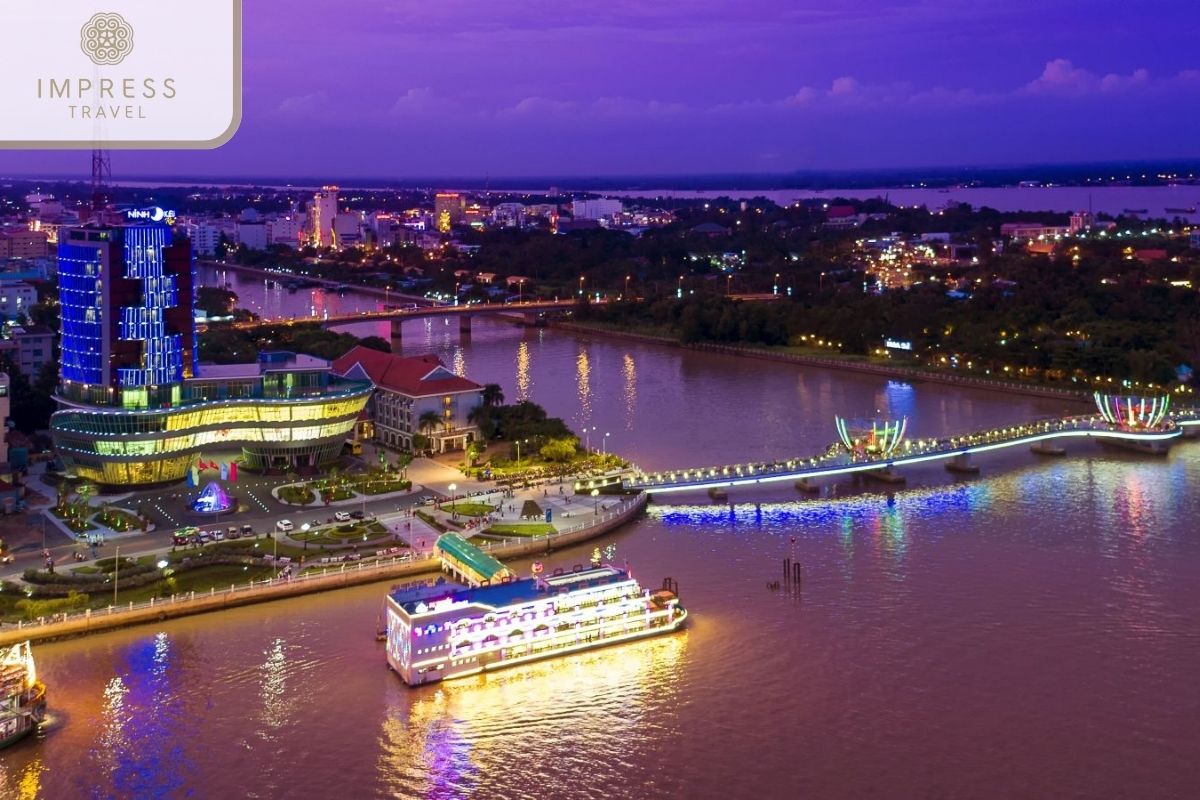 Ninh Kieu Pier in Can Tho Mekong Figure Tours