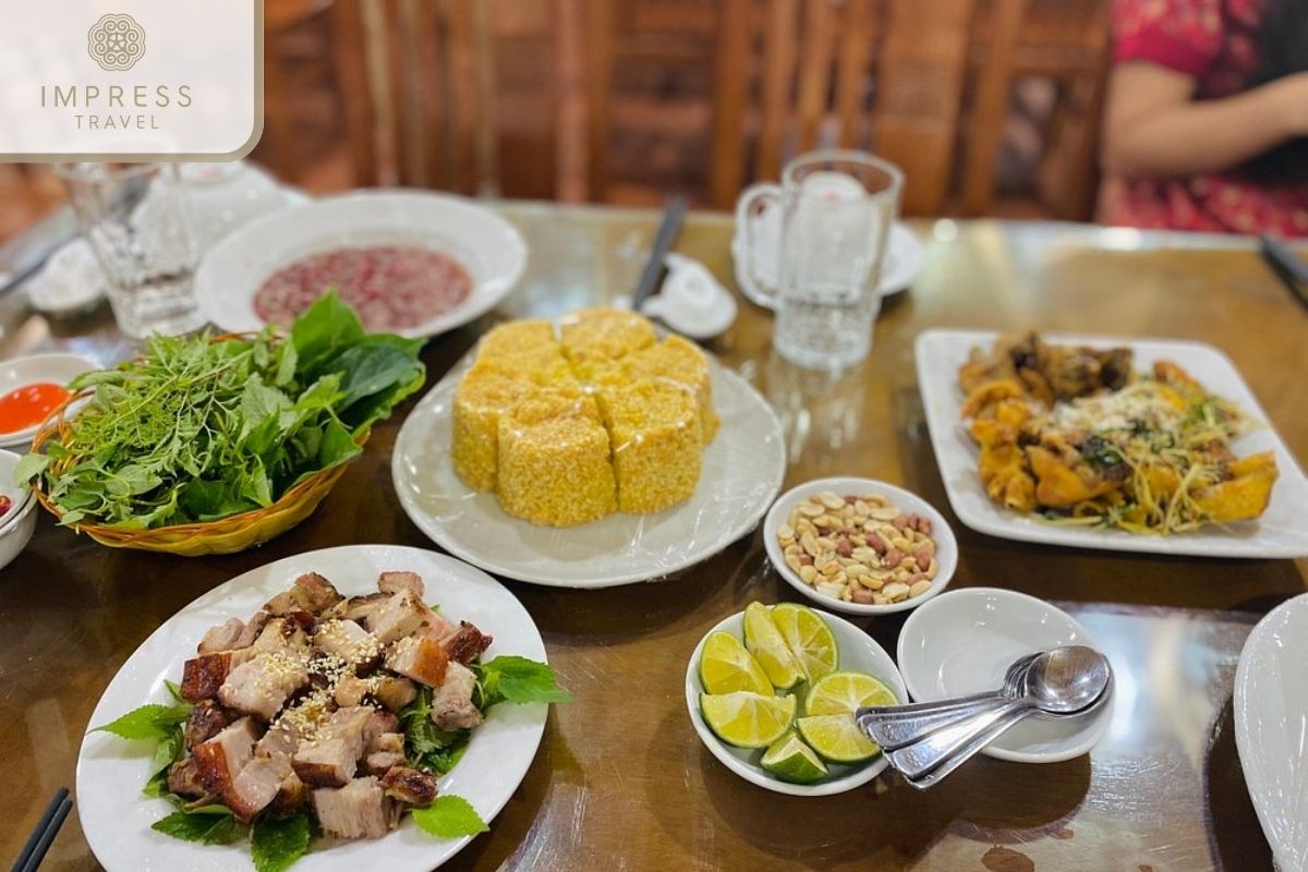 Lunch Featuring Local Ninh Binh Specialties