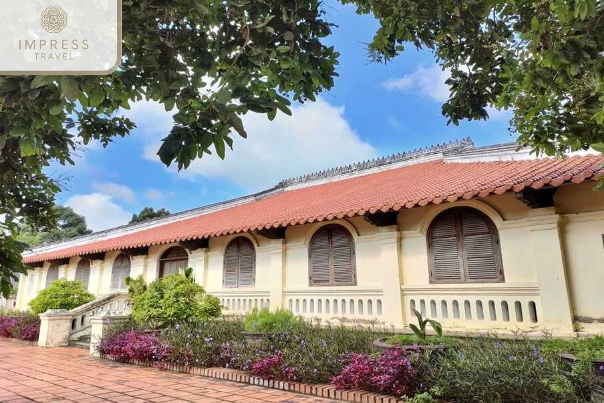 Huynh Phu Ancient House in Coastal Ho Chi Minh Trail Park in Ben Tre