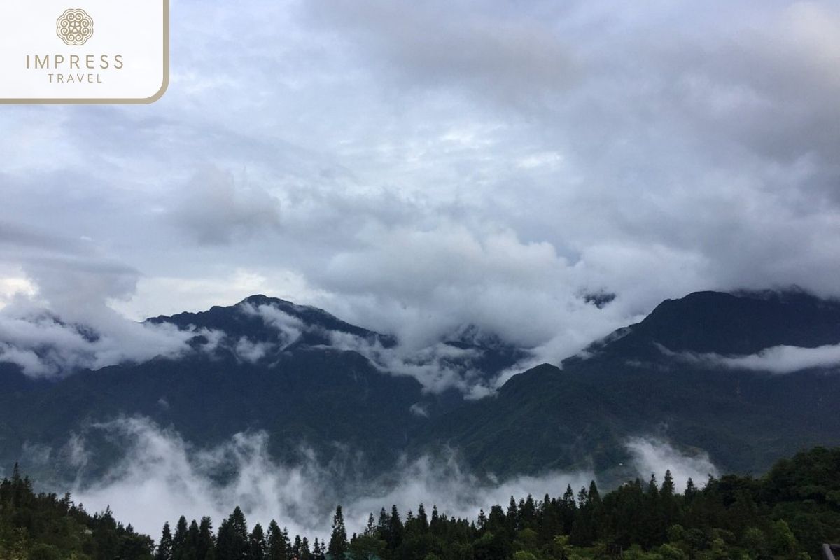 San May in Panoramic Views of Sapa from Ham Rong Mountain