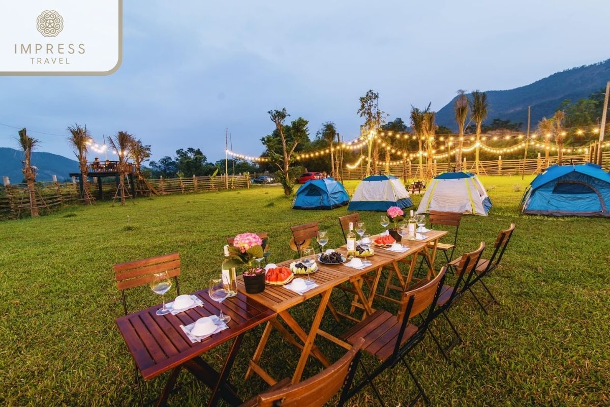 Enjoy outdoor BBQ in Farmstay Do Hoang