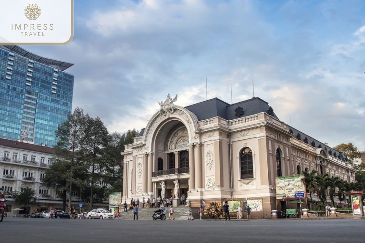 Saigon Opera House in Ho Chi Minh study Tours