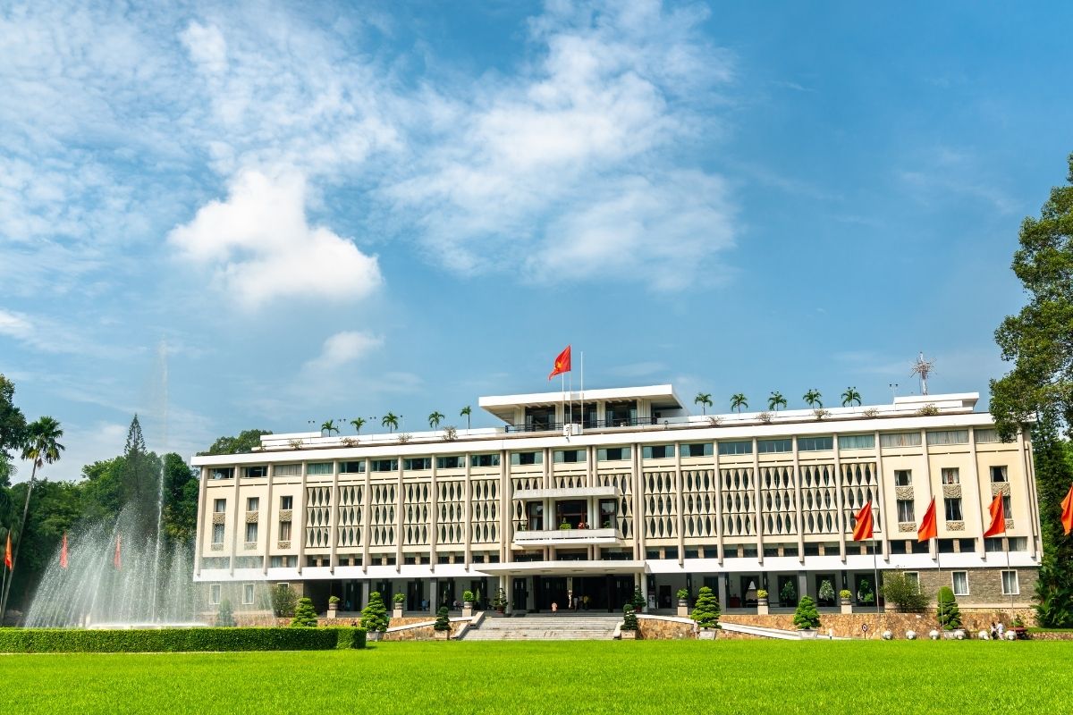 Reunification Palace in Ho Chi Minh study Tours