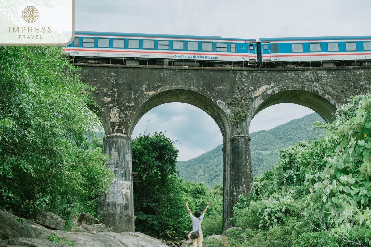 Don Ca Bridge in Hai Van Railway Station