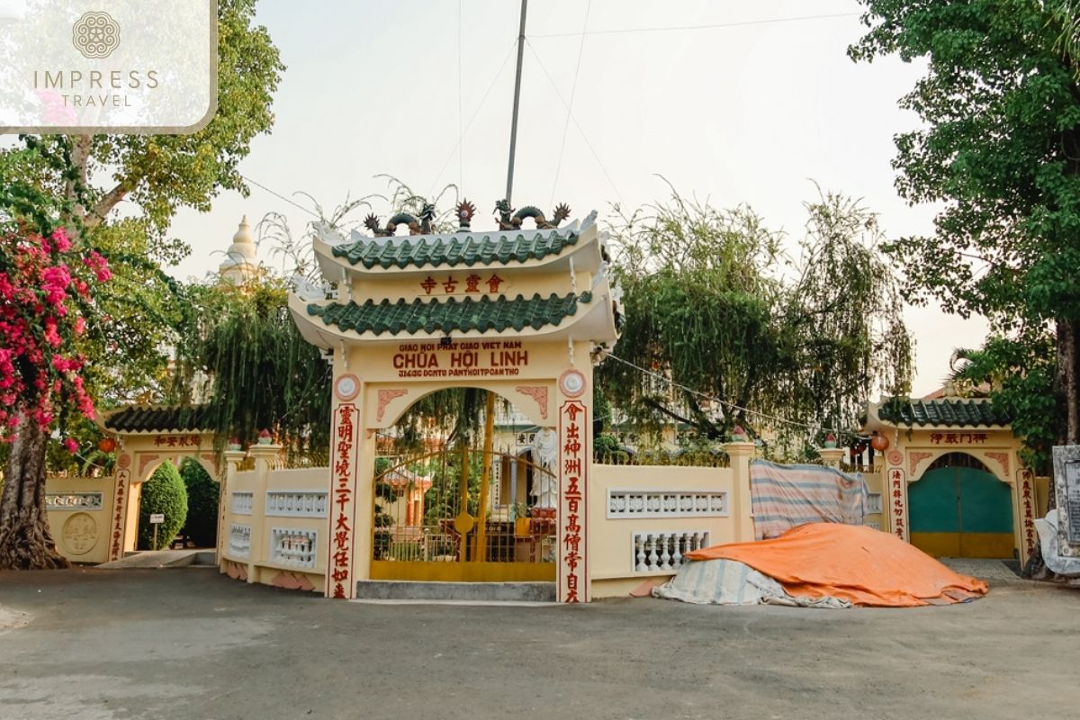 Hoi Linh Co Tu Temple in Can Tho Mekong Trust tours