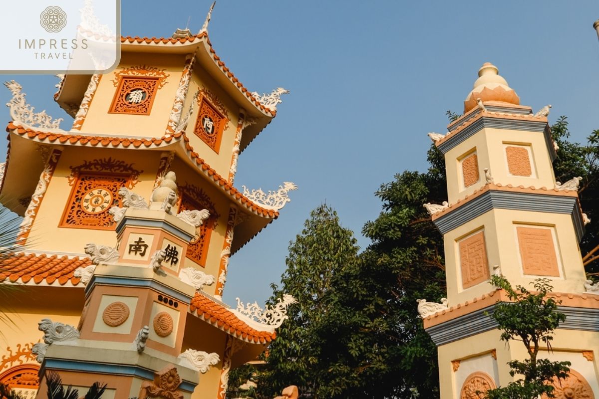 Unique architecture in Can Tho Mekong Trust tours