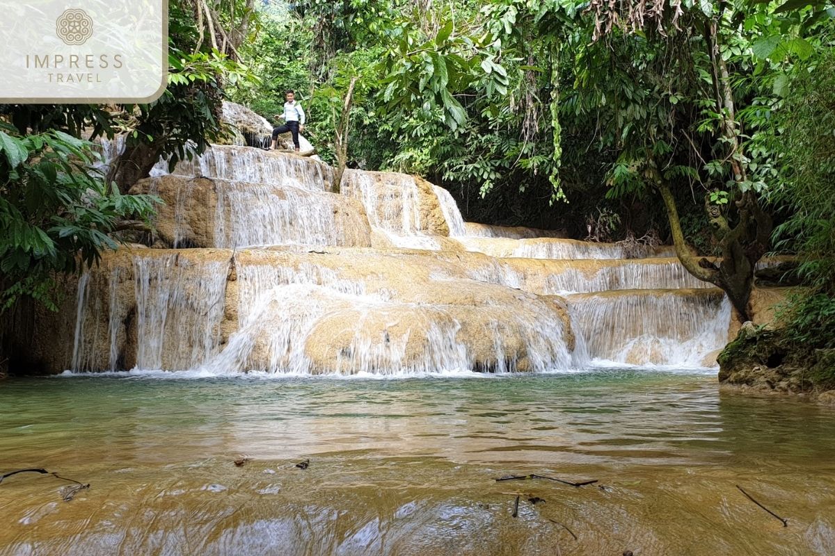 May Waterfall in Pu Luong native tours