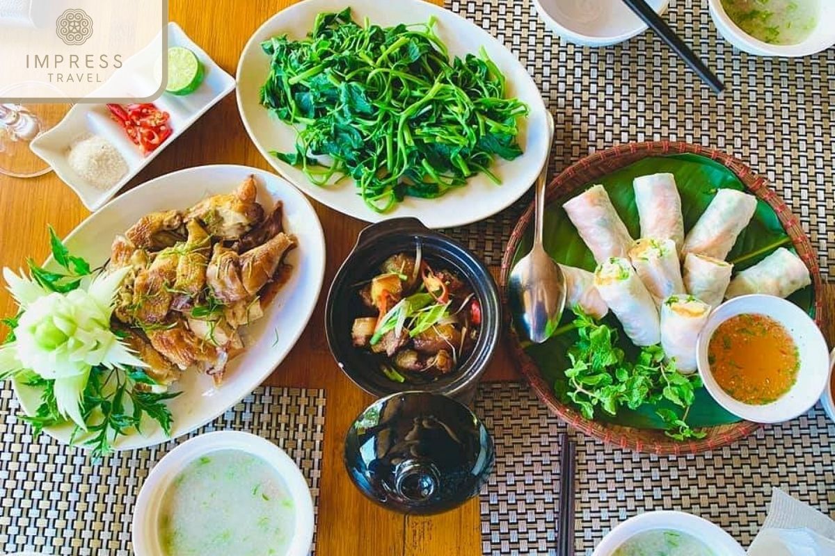 Enjoy Pu Luong cuisine