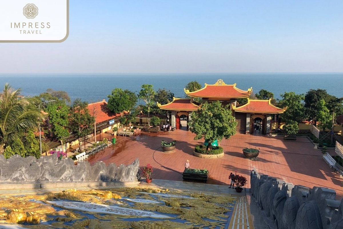 Truc Lam Ho Quoc Pagoda in Phu Quoc island sunset tour