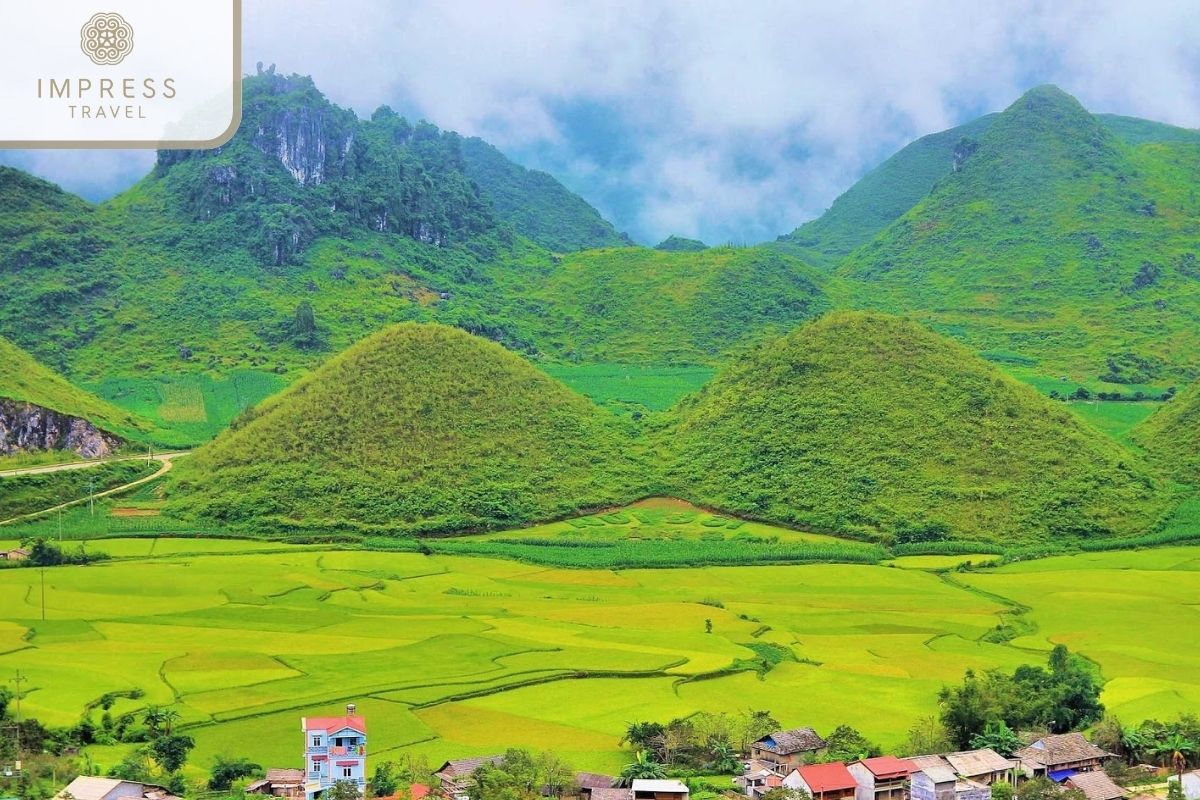 Twin Mountains in Ha Giang Adventure Loop Tour