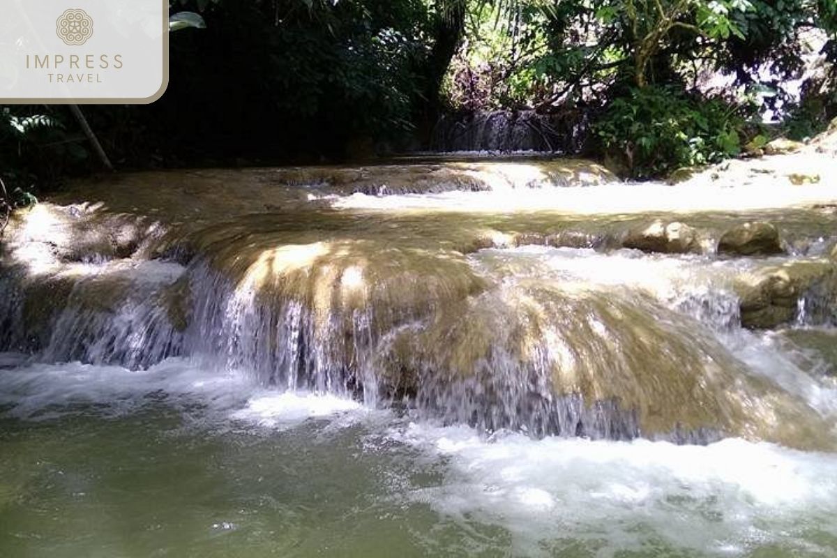 Thac Hieu Waterfall in Pu Luong trekking and photo tours