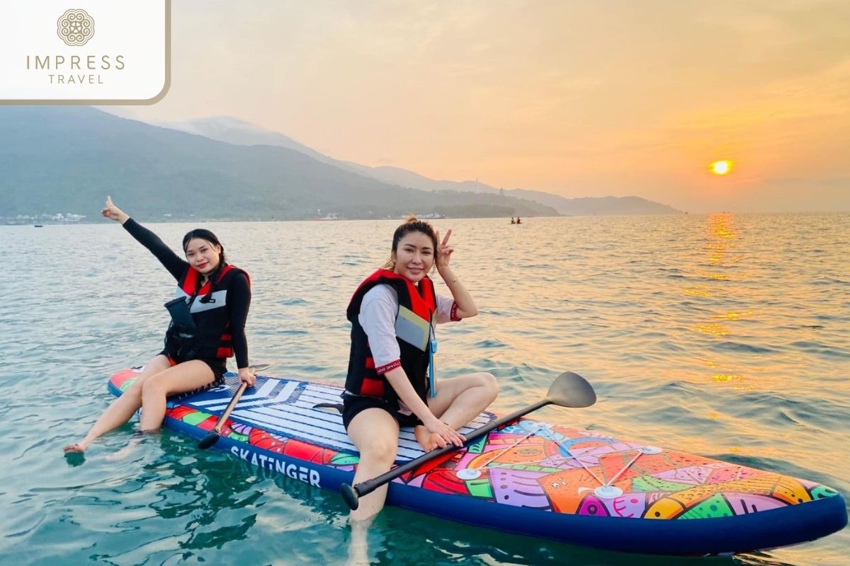 SUP rowing in Danang Relaxed Tours