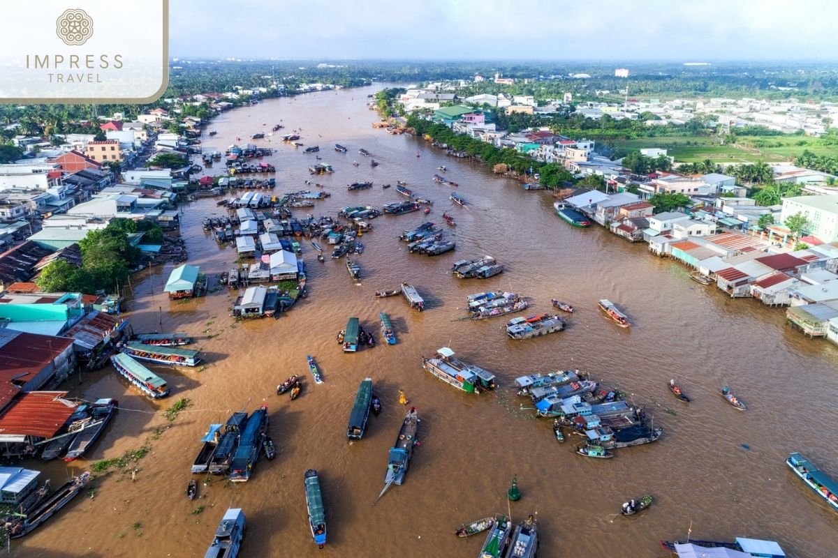 Cai Rang Floating Market in Mekong Can Tho Market Tours