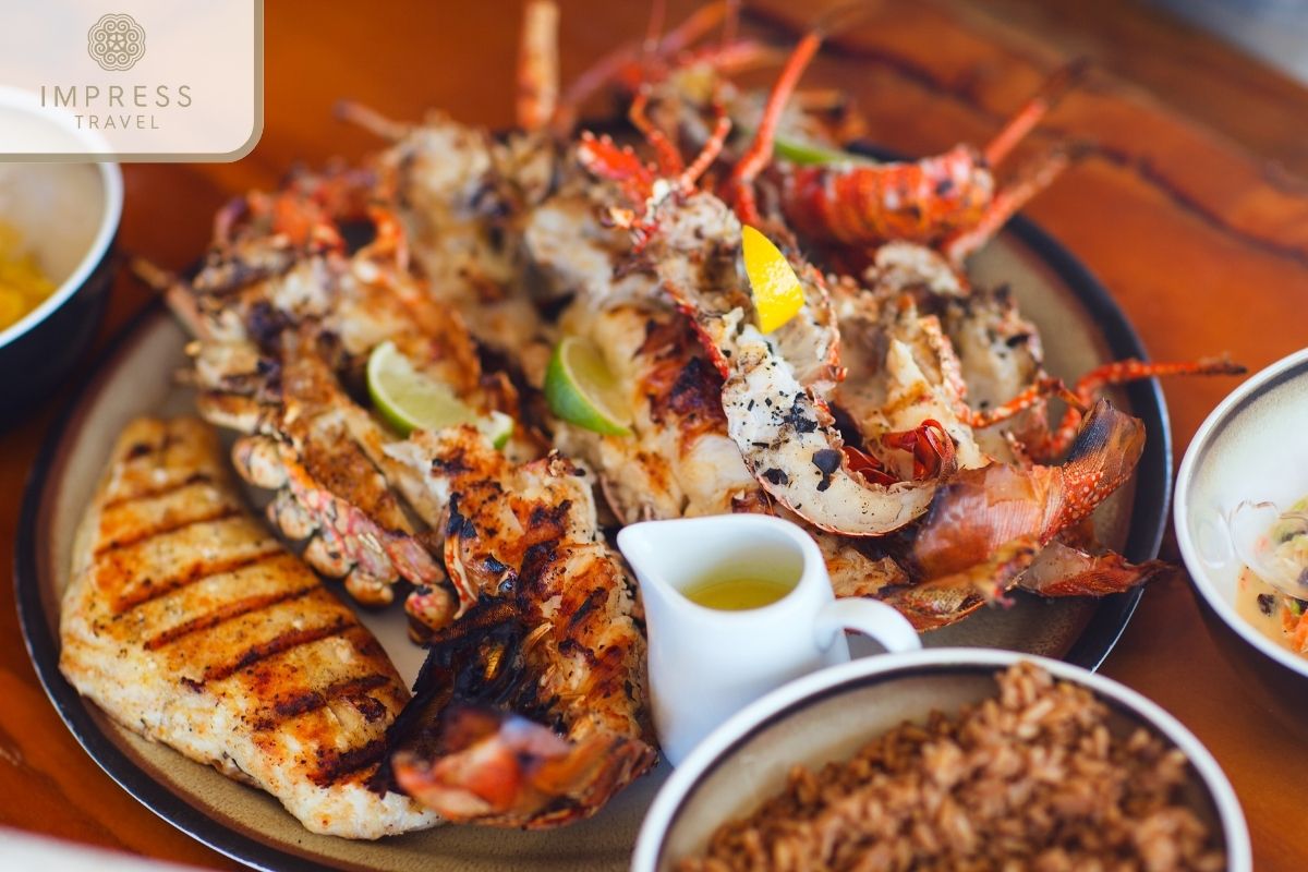 Seafood Lunch on the Beach