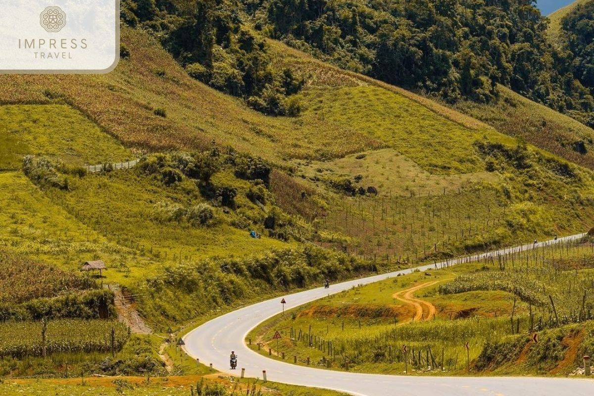 S-shaped Road in Pu Luong Trekking Tours