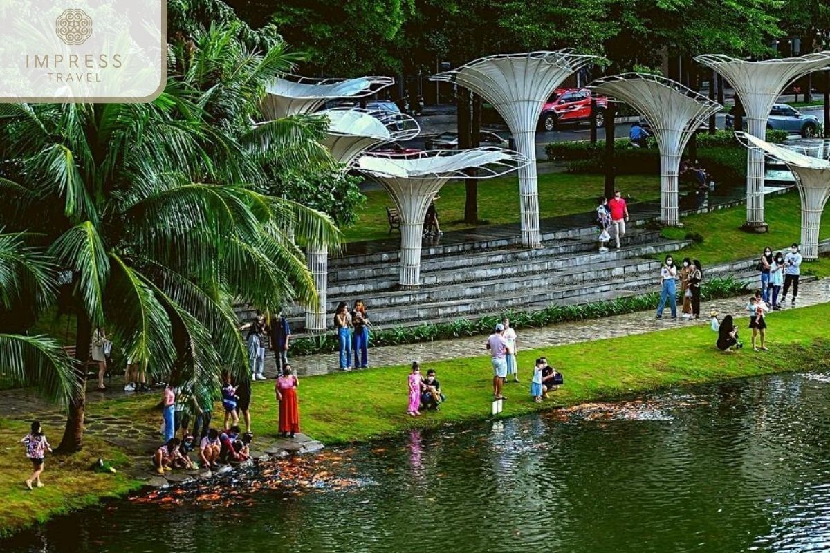 Relaxing by the Lake in Ho Chi Minh City family tours