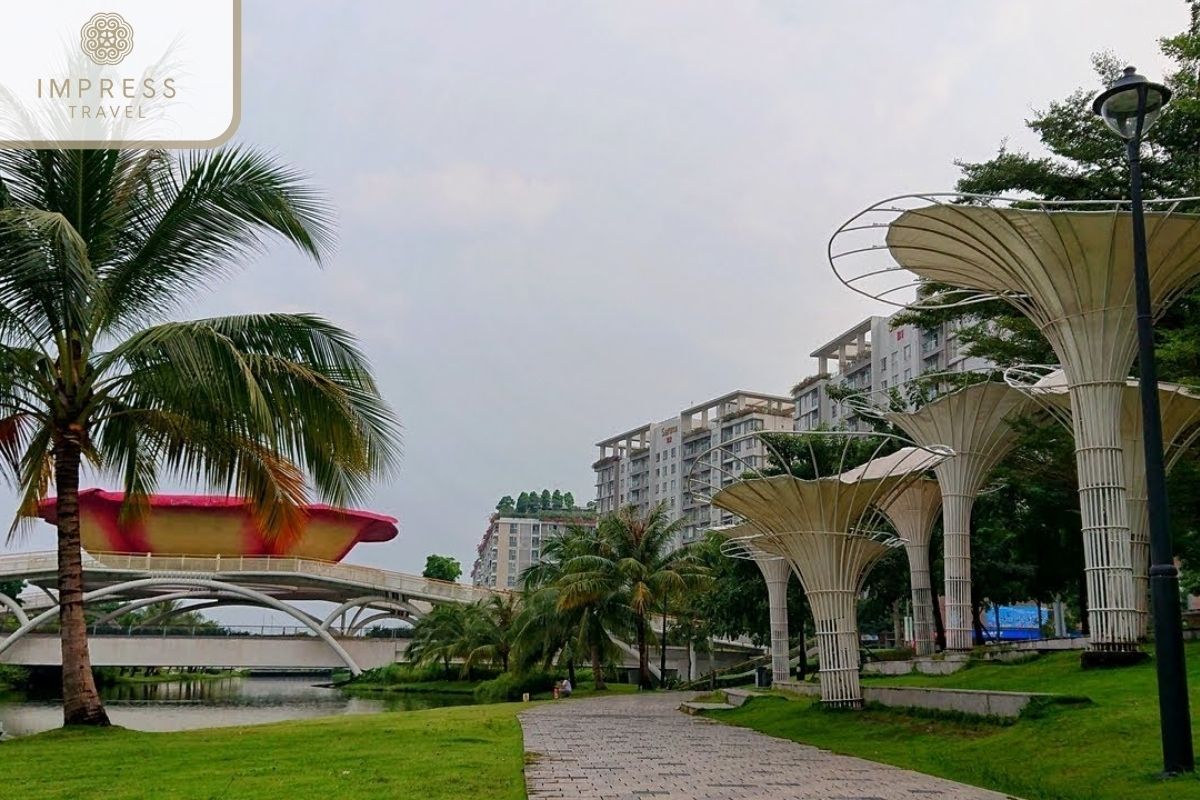 Sala Urban Park in Ho Chi Minh City family tours